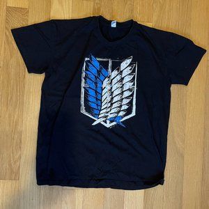 Black Scout Regime Attack On Titan Tee
